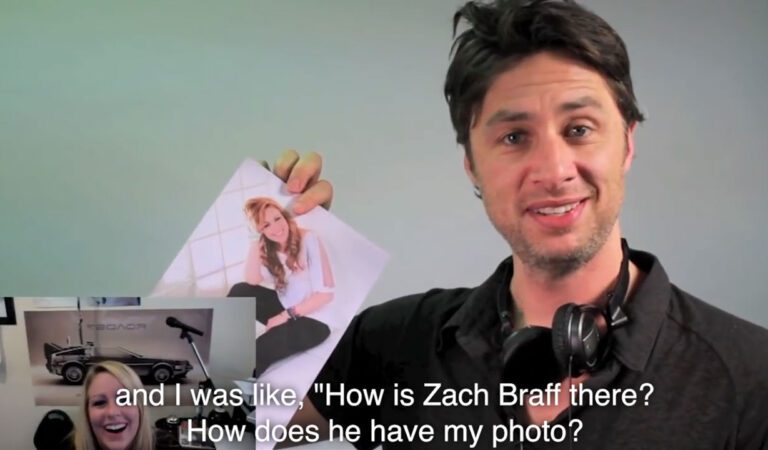 TV Star Zach Braff Helps With Marriage Proposal