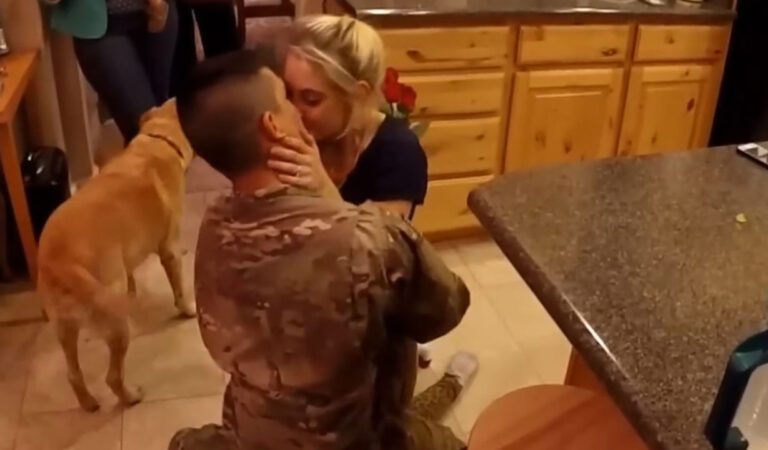 Veteran’s Sweet Homecoming Surprise Delivers All The Feels